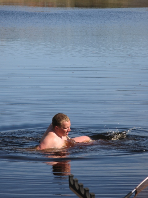 Принимаю водные ванны